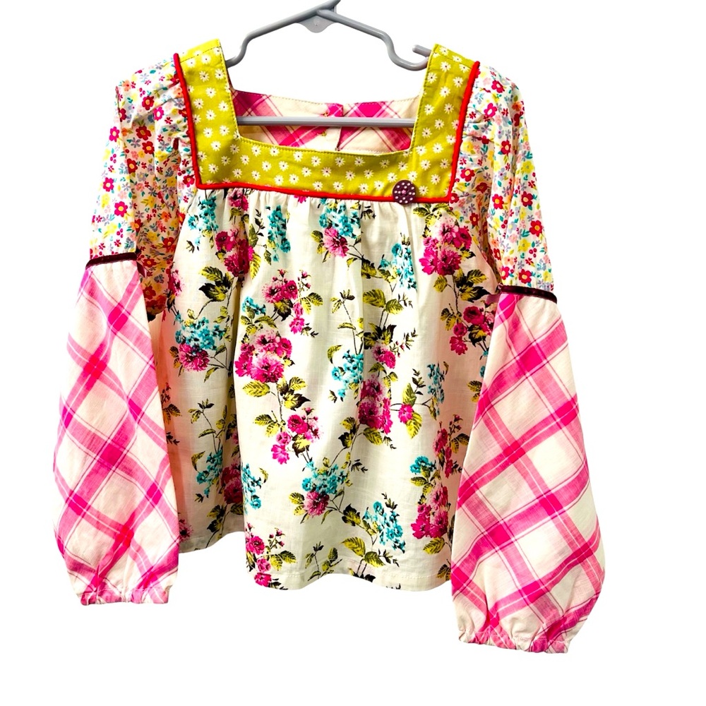 NWT Matilda Jane Floral Peasant Style Top Sz 6